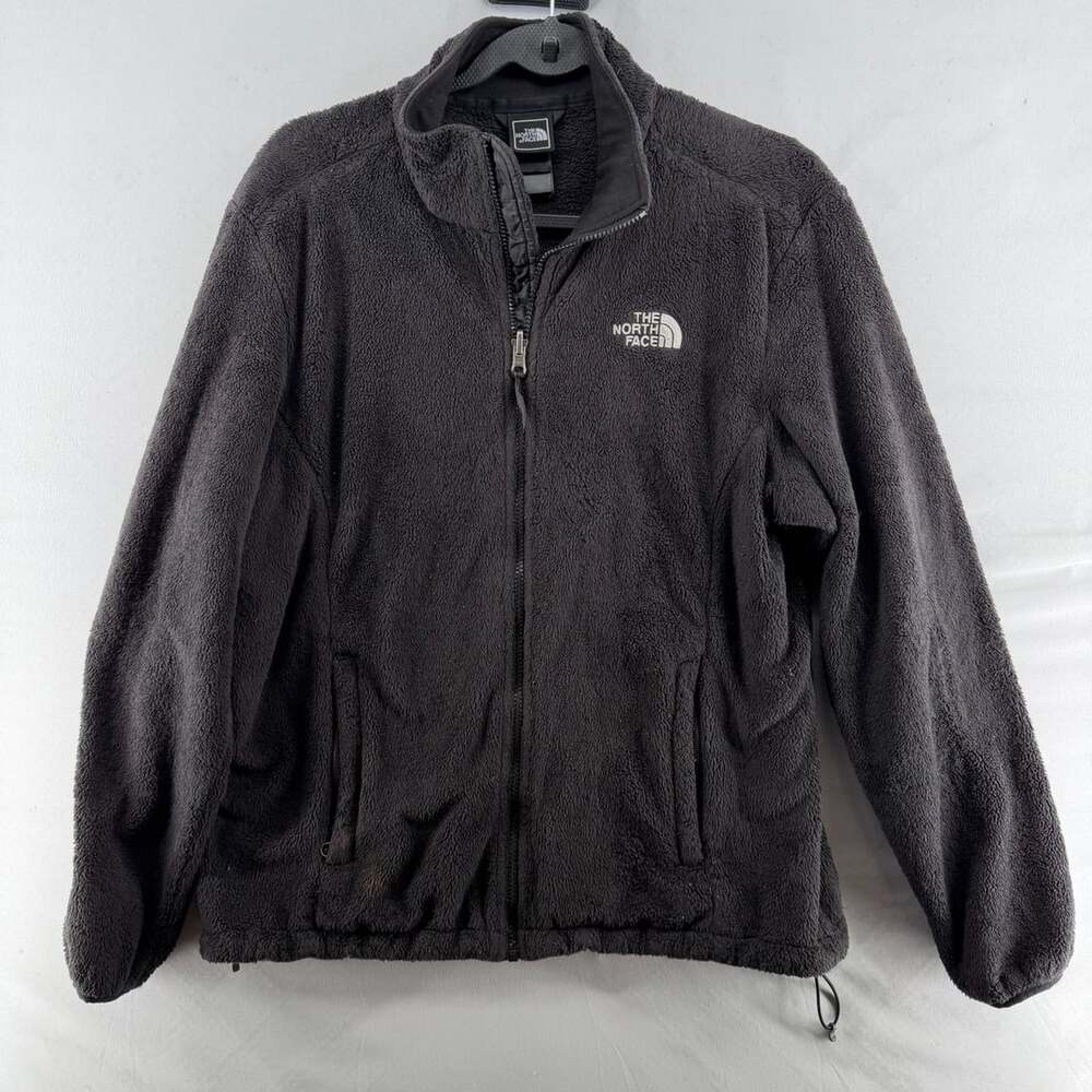 1481 The North Face Black Full-Zip Sherpa Deep Pile Women’s Fleece Jacket